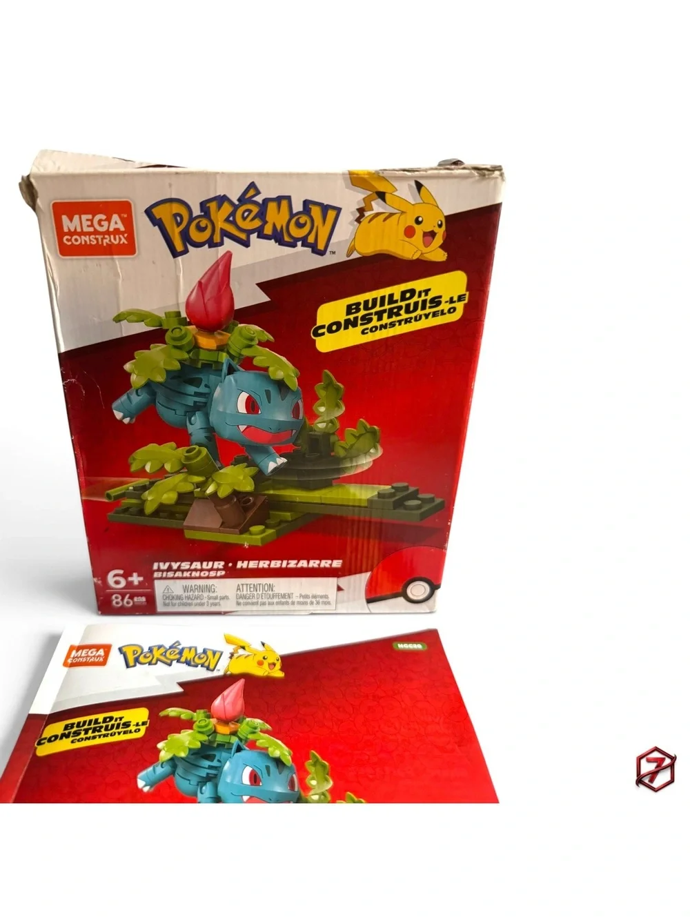 Mega Construx Pokémon Ivysaur 86-Piece Building Set HDL84 Complete w/ Box